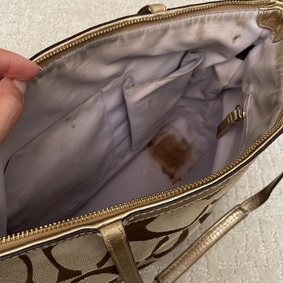 Coach Gold tote bag - Picture 11 of 14